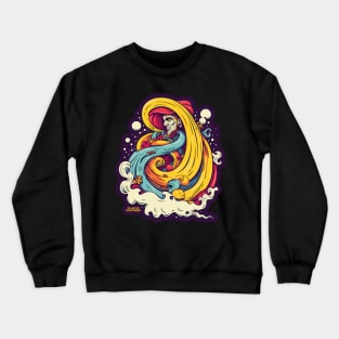 Plastic Macaroni Boho Trippy Hippy Wizard Crewneck Sweatshirt